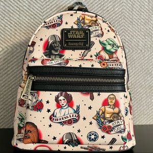 Star Wars tattoo print mini backpack Loungefly